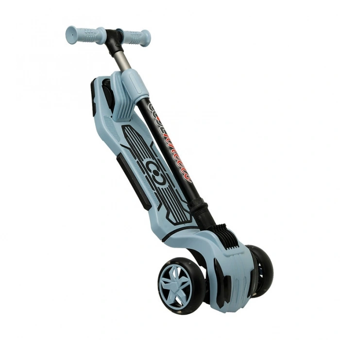 Cool Wheels Mavi Luna Işıklı 3 Tekerlekli Katlanabilir Scooter - CoolWheels Scooter - Çocuk Scooter