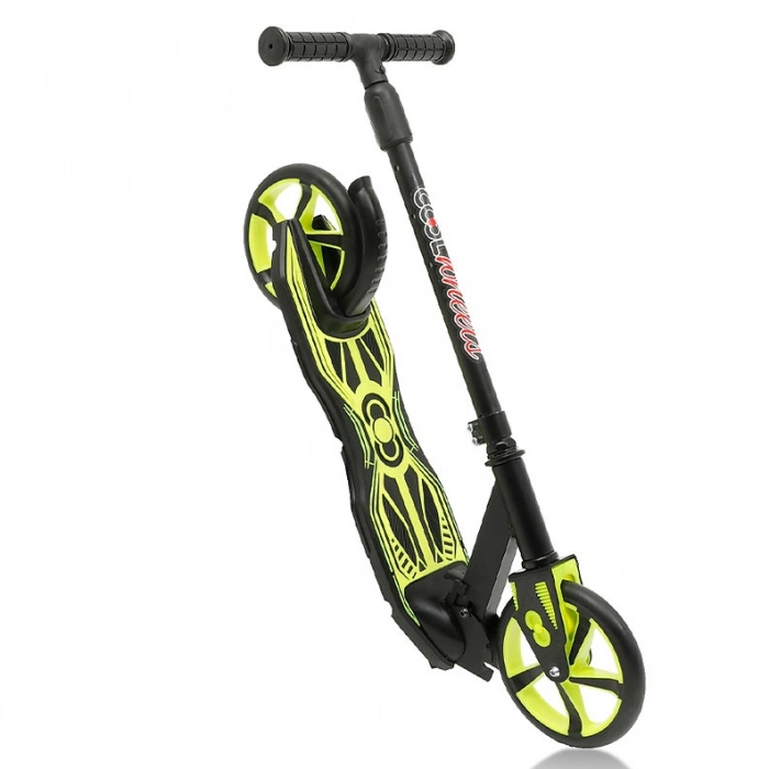 Cool Wheels 12+ Yaş Sarı 2 Tekerlekli Katlanabilir Scooter - CoolWheels Scooter - Genç Scooter