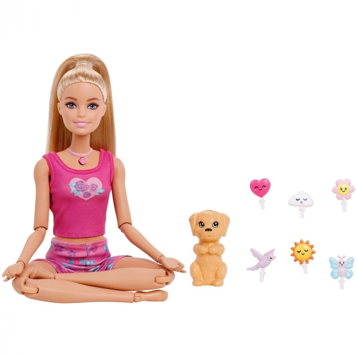 Barbie Mindful Moves - Barbie Meditasyoncu Bebek JJN55 - Barbie Oyuncak Barbie Yoga Bebek
