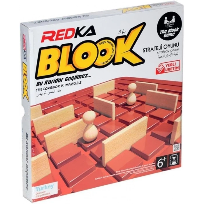 Ahşap Koridor Oyunu - Akıl ve Zeka Oyunu - Koridor Oyunu - Redka Koridor Oyunu - Strateji Oyunu