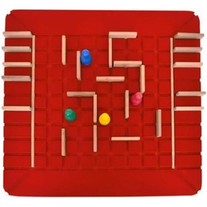 Ahşap Koridor Oyunu - Akıl ve Zeka Oyunu - Koridor Oyunu - Redka Koridor Oyunu - Strateji Oyunu