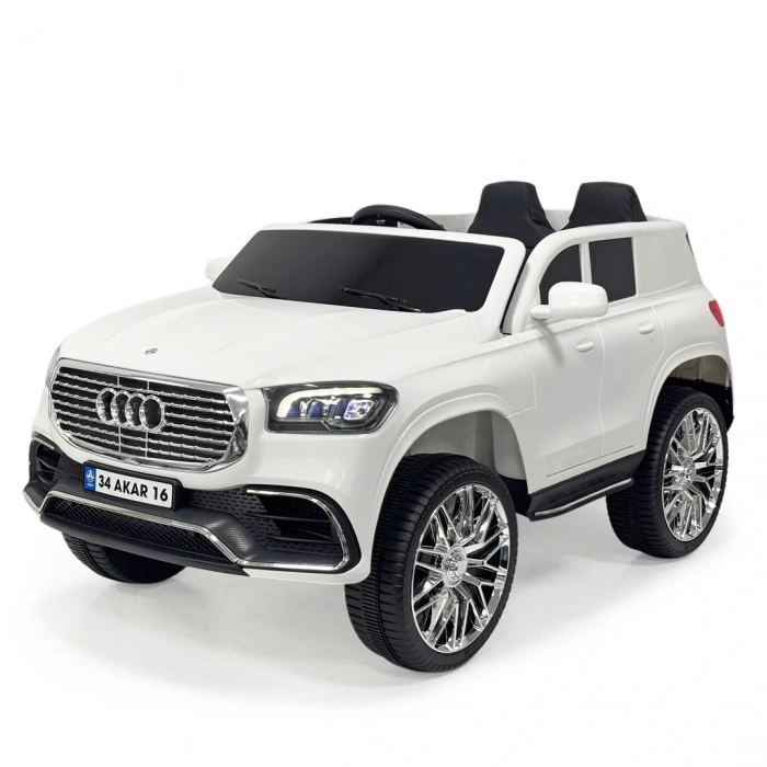 Admire GT Beyaz Uzaktan Kumandalı 4X2 12 Volt Akülü Araba - RC Audi Akülü Araba Audi Akülü Araç