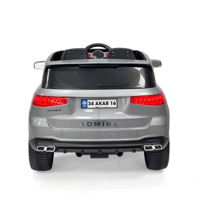 Admire GT Gri Uzaktan Kumandalı 4X2 12 Volt Akülü Araba - RC Audi Akülü Araba Audi Akülü Araç