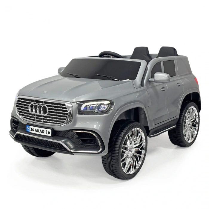 Admire GT Gri Uzaktan Kumandalı 4X2 12 Volt Akülü Araba - RC Audi Akülü Araba Audi Akülü Araç