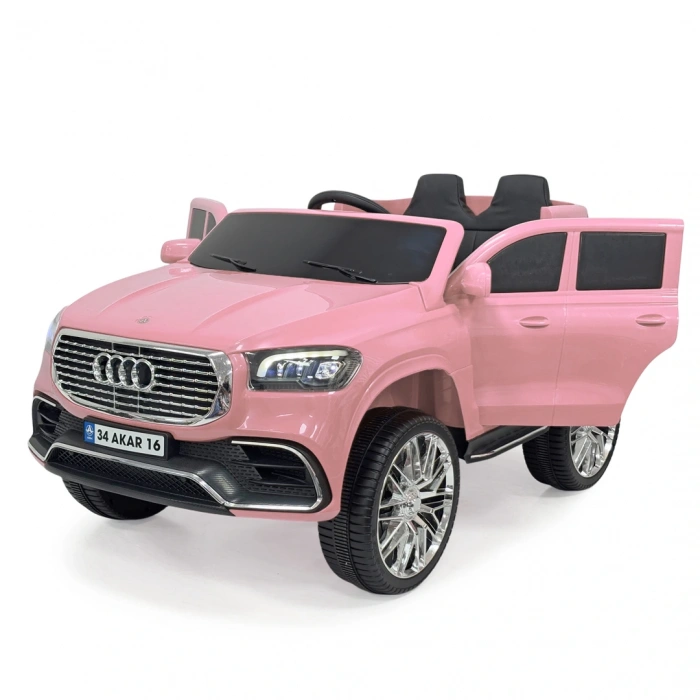 Admire GT Pembe Uzaktan Kumandalı 4X2 12 Volt Akülü Araba - RC Audi Akülü Araba Audi Akülü Araç