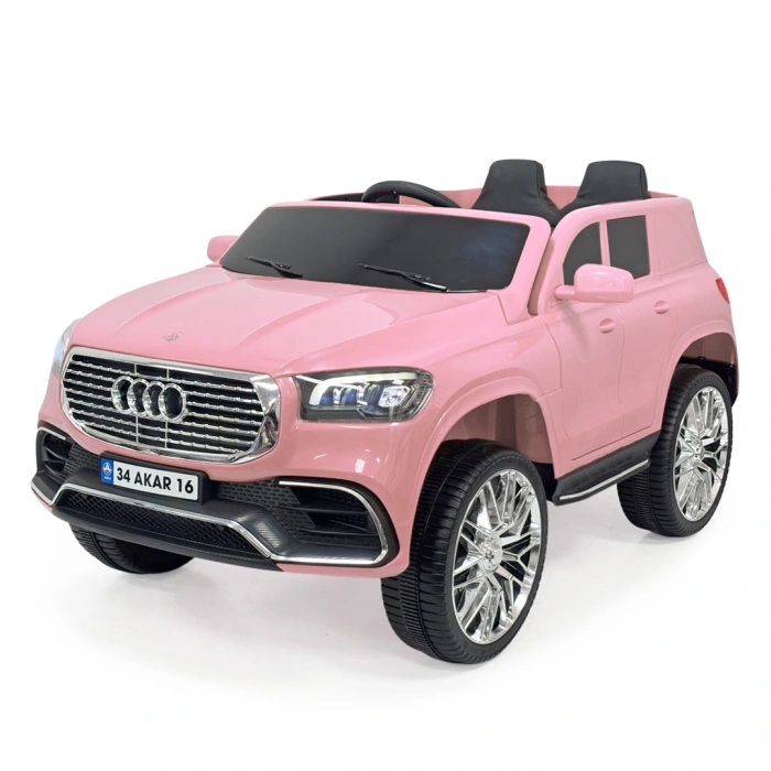 Admire GT Pembe Uzaktan Kumandalı 4X2 12 Volt Akülü Araba - RC Audi Akülü Araba Audi Akülü Araç