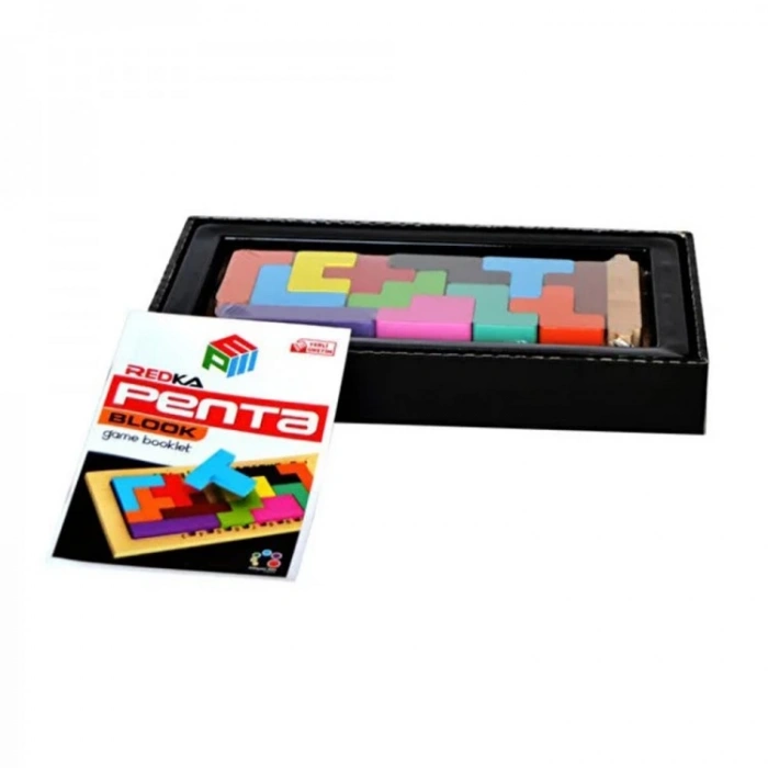 Ahşap Katamino Oyunu - Akıl ve Zeka Oyunu - Katamino Oyunu - Redka Penta Blok Oyunu - Strateji Oyunu