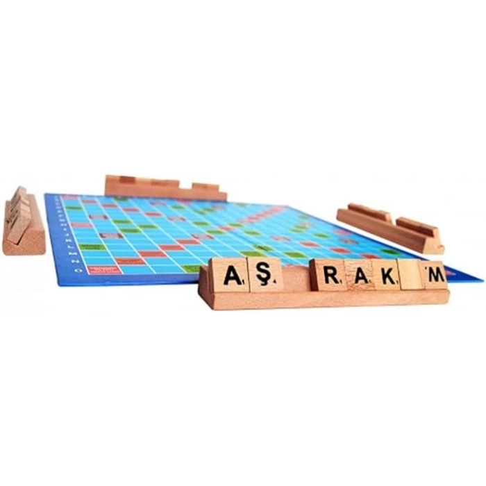 Ahşap Kelime Oyunu Oyunu - Akıl ve Zeka Oyunu - Scrabble Oyunu - Redka Kelime Oyunu - Strateji Oyunu