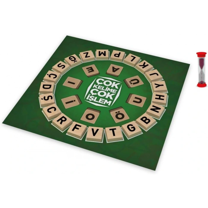 Ahşap Kelime Oyunu - Redka Çok Kelime Çok İşlem Oyunu - Matematik Oyunu Kelime Oyunu