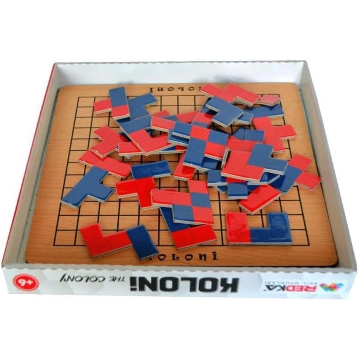 Ahşap Koloni Oyunu - Akıl ve Zeka Oyunu - Squares Oyunu - Redka Koloni Oyunu - Strateji Oyunu
