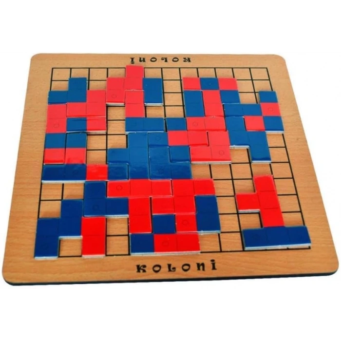 Ahşap Koloni Oyunu - Akıl ve Zeka Oyunu - Squares Oyunu - Redka Koloni Oyunu - Strateji Oyunu