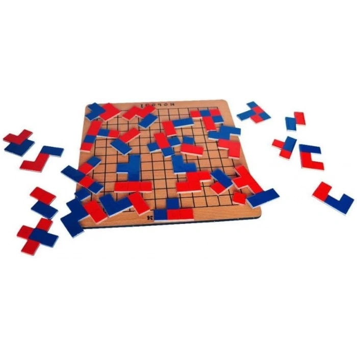 Ahşap Koloni Oyunu - Akıl ve Zeka Oyunu - Squares Oyunu - Redka Koloni Oyunu - Strateji Oyunu