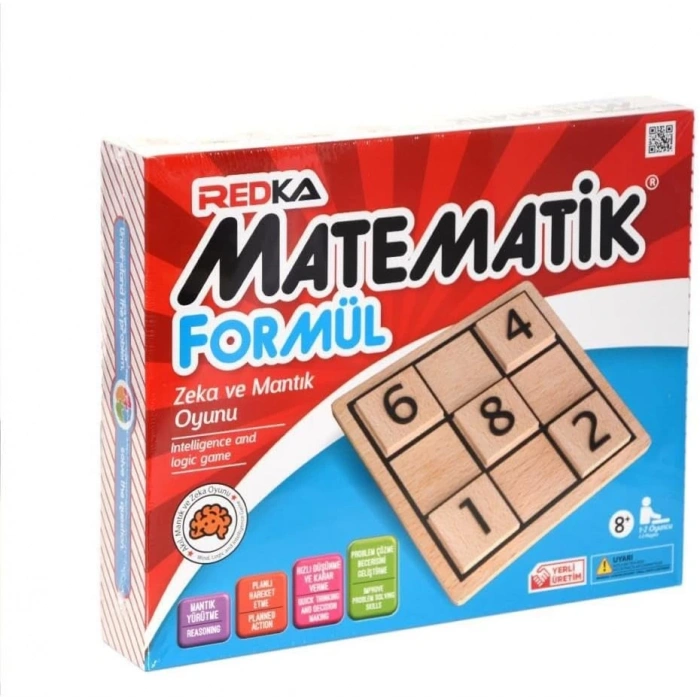 Ahşap Matematik Formül Oyunu - Akıl ve Zeka Oyunu - Matematik Oyunu - Redka Matematik Formül Oyunu - Strateji Oyunu