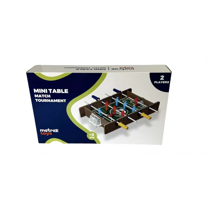 Ahşap Mini Langırt Seti - Ahşap Oyuncak - Futbol Oyuncakları - Top Oyuncak Langırt Setleri - Langırt Oyuncakları - Ahşap Masa Oyunu