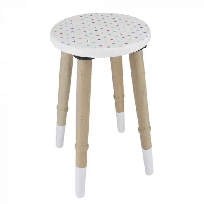 Ahşap Oturaklı Güzellik Masası - Makyaj Seti - Ahşap Güzellik Seti - Makyaj Masası