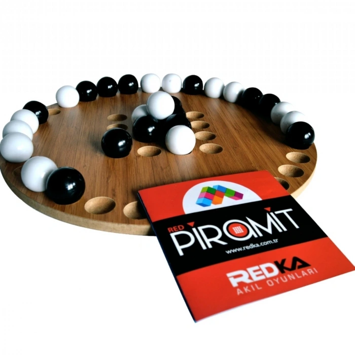 Ahşap Piramit Oyunu - Akıl ve Zeka Oyunu - Piramit Oyunu - Redka Piramit Oyunu - Strateji Oyunu