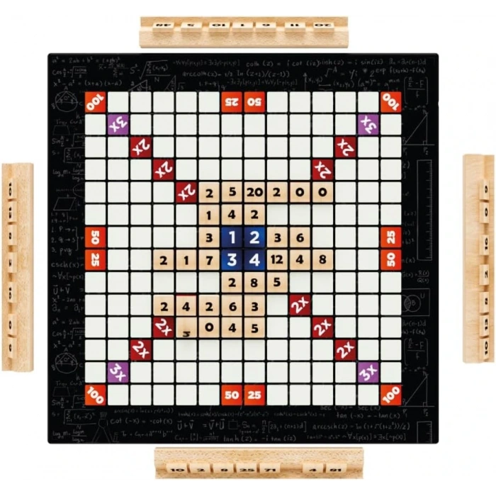 Ahşap Redka Matematik Oyunu - Matematik Çözmece Oyunuz - İşlem Oyunu Zeka Oyunu