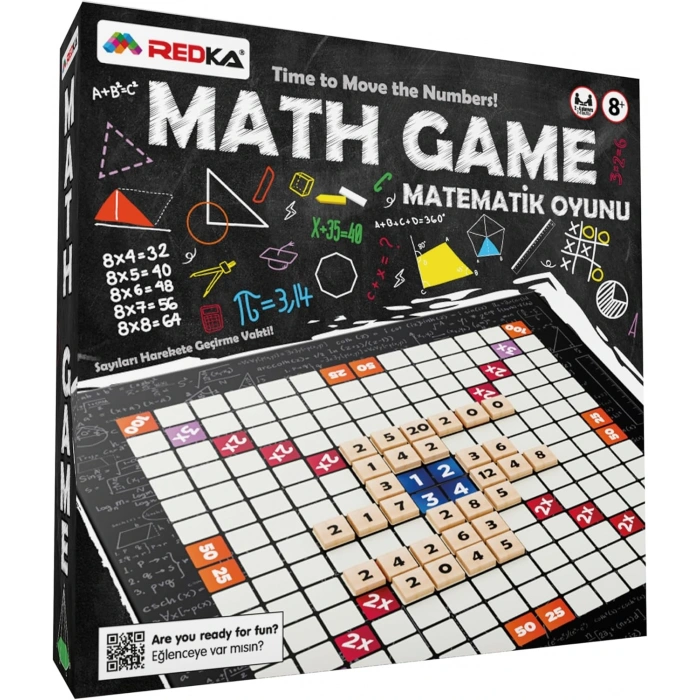 Ahşap Redka Matematik Oyunu - Matematik Çözmece Oyunuz - İşlem Oyunu Zeka Oyunu
