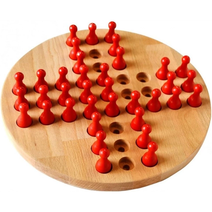 Ahşap Solo Test Oyunu - Akıl ve Zeka Oyunu - Solo Oyunu - Redka Solo Test Oyunu - Strateji Oyunu