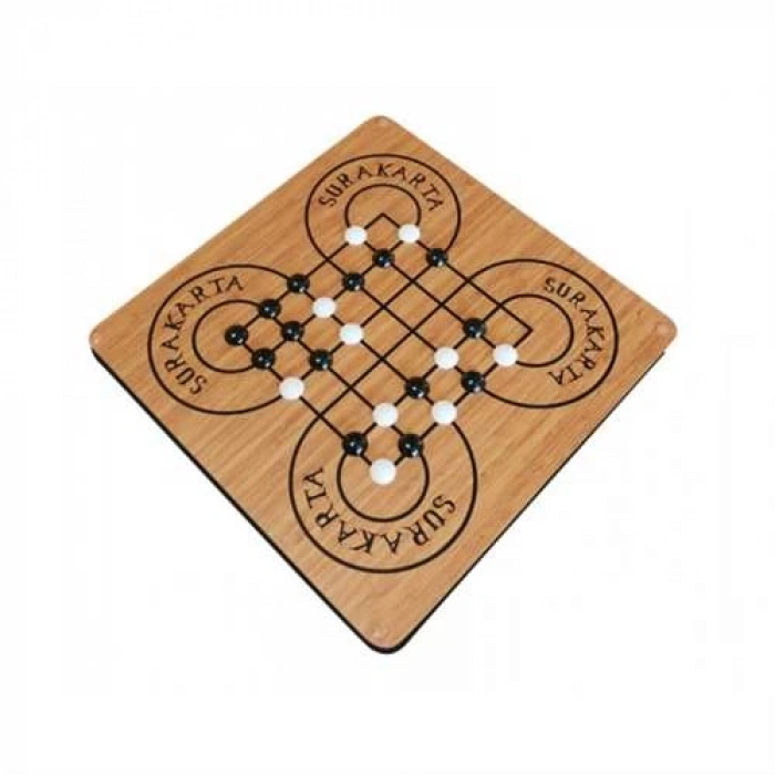 Ahşap Surakarta ve Bihar Oyunu - Akıl ve Zeka Oyunu - Surakarta Oyunu - Redka Surakarta ve Bihar Oyunu - Strateji Oyunu