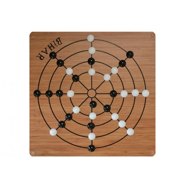 Ahşap Surakarta ve Bihar Oyunu - Akıl ve Zeka Oyunu - Surakarta Oyunu - Redka Surakarta ve Bihar Oyunu - Strateji Oyunu