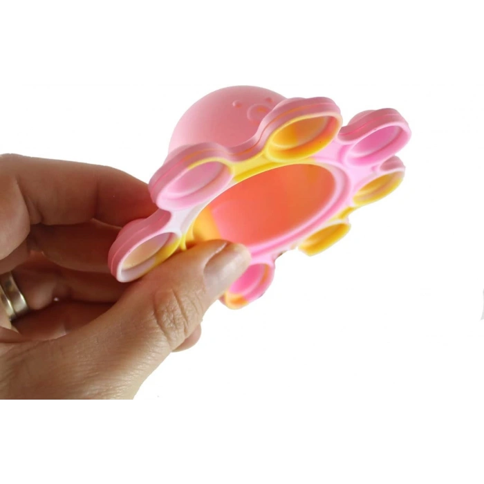 Ahtapot Popİt Oyuncak (1 Adet) - Popit Stres Oyuncak - Pıt Pıt Oyuncak - Hayvan Popit - Fidget Stres Oyuncak