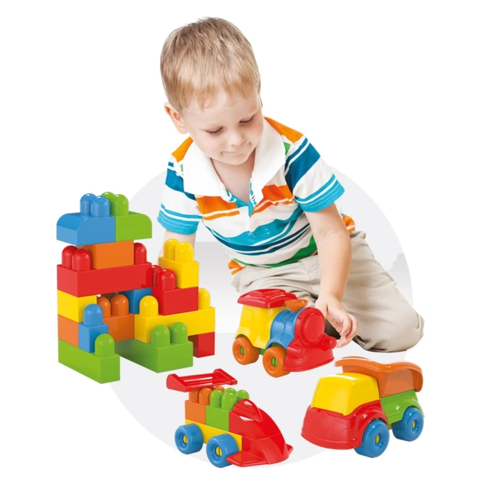 Akıllı Çocuk (60 Parça) - Büyük Parça Lego - Lego Setleri - Bloklar - Bebek Lego