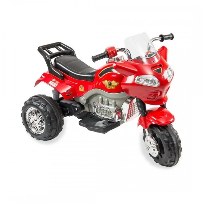 Amortisörlü Akülü Turbo GoWay Motosiklet Kırmızı - Aliş GoWay Motorsiklet 12 Volt Akülü Motor - Aliş Go Way Motor