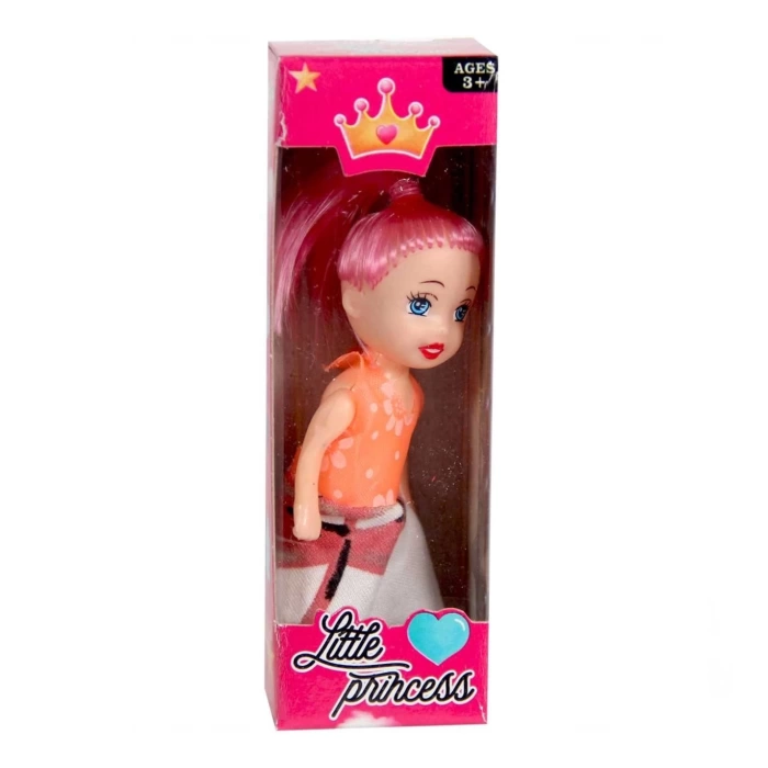 Anlily Bebek 12 cm. - Oyuncak Parmak Bebek - Barbie Chelsea Bebek - Küçük Bebek Oyun Evleri İçin Bebek
