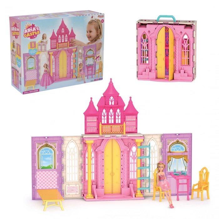 Arianın Muhteşem Şatosu - Arianın Şatosu Oyuncak - Barbie Tatil Ev Seti - Barbie Ev Seti - Barbie Şato - Şato Ev Oyuncak Barbie Şato Seti