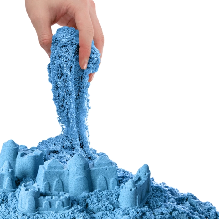 Art Sand Aksesuarlı Mavi Oyun Kumu 500 Gr. - Kinetik Kum Seti - Natural Kum - Doğal Kum