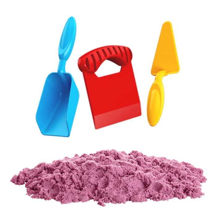 Art Sand Aksesuarlı Pembe Oyun Kumu 1000 Gr. - Kinetik Kum Seti - Natural Kum - Doğal Kum