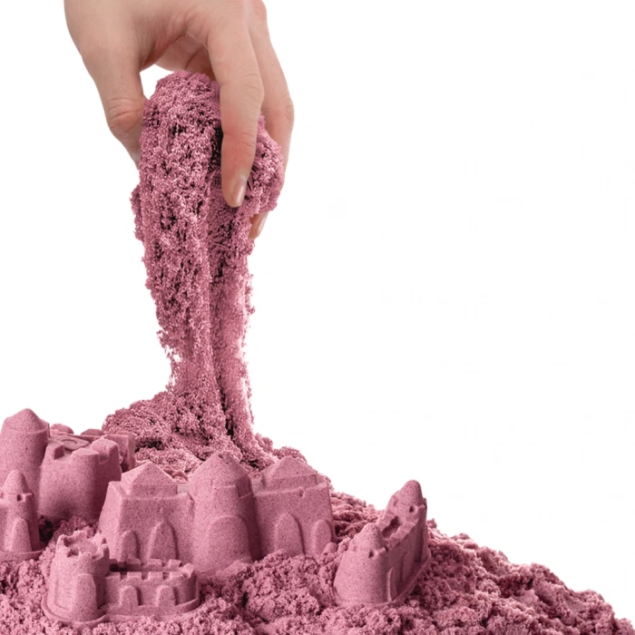 Art Sand Aksesuarlı Pembe Oyun Kumu 500 Gr. - Kinetik Kum Seti - Natural Kum - Doğal Kum