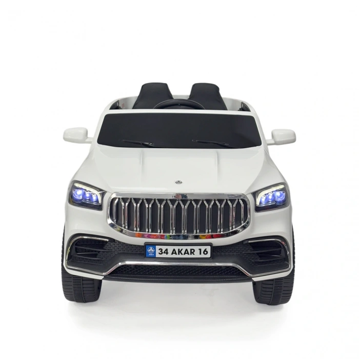 Ata GT Beyaz Uzaktan Kumandalı 4X2 12 Volt Akülü Araba - RC Togg Akülü Araba Tog Akülü Araç