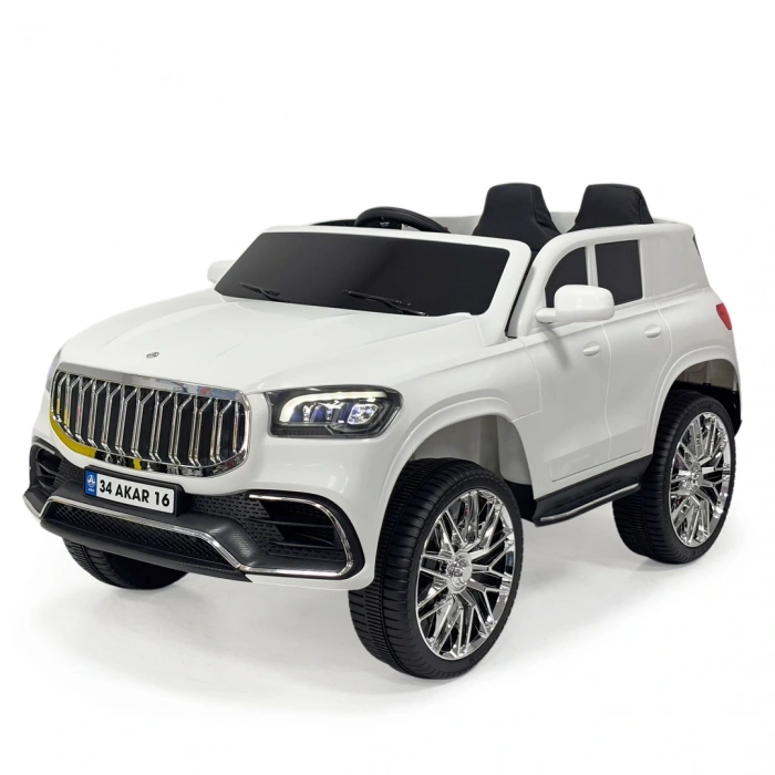 Ata GT Beyaz Uzaktan Kumandalı 4X2 12 Volt Akülü Araba - RC Togg Akülü Araba Tog Akülü Araç