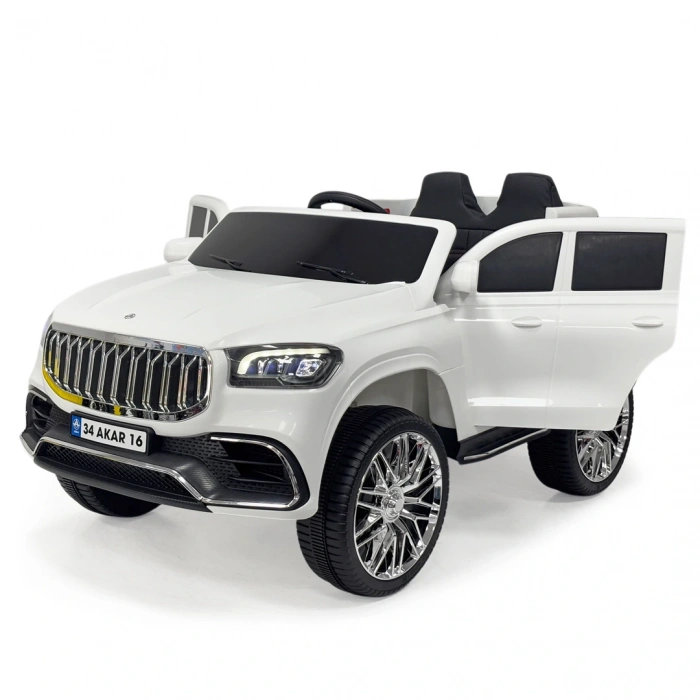 Ata GT Beyaz Uzaktan Kumandalı 4X2 12 Volt Akülü Araba - RC Togg Akülü Araba Tog Akülü Araç