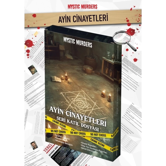 Ayin Cinayetleri Dedektif Oyunu - Dava Çözme Oyunu - Suç Çözme Oyunu - Cinayet Oyunu Cinayet Çözme