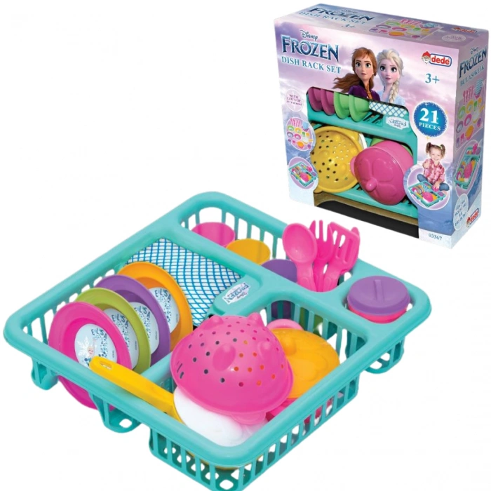 Frozen Bulaşıklık - Mutfak Setleri - Ev Oyuncak Setleri - Bulaşık Seti - Frozen Bulaşık Seti