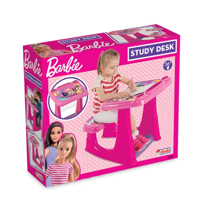 Barbie Çalışma Masası - Çalışma Masaları - Eğitici Masa - Aktivite Masası