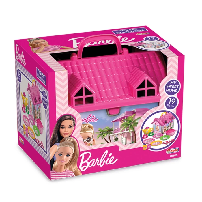 Barbie Ev Çay Seti - Mutfak Setleri - Çay Seti - Bardak Oyuncak - Kahve
