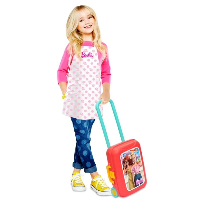 Barbie Mutfak Set Bavulum - Mutfak Setleri - Ev Oyuncak Setleri - Bulaşık Seti