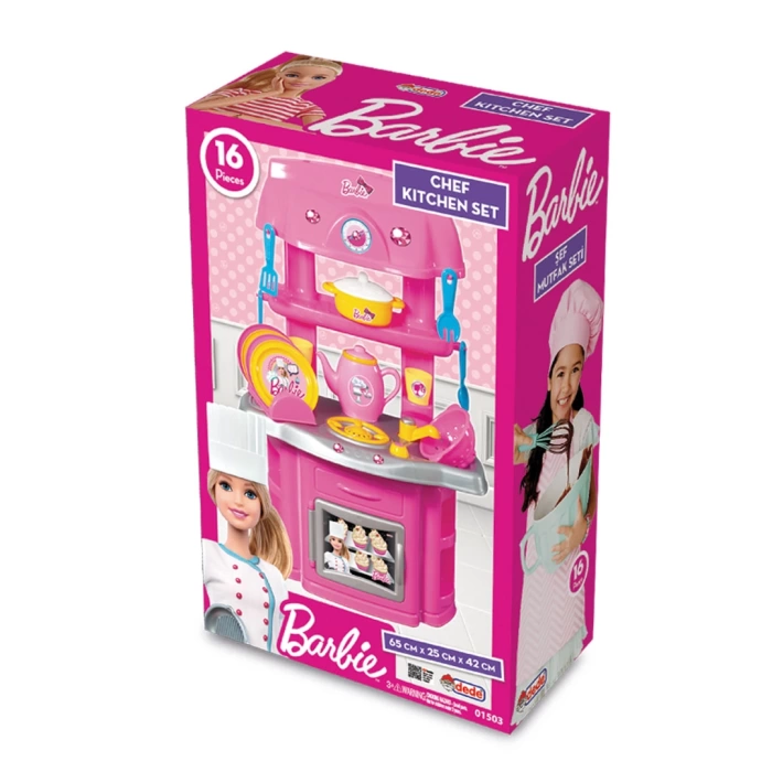 Barbie Şef Mutfak Seti - Mutfak Setleri - Ev Oyuncak Setleri - Barbie Mutfak