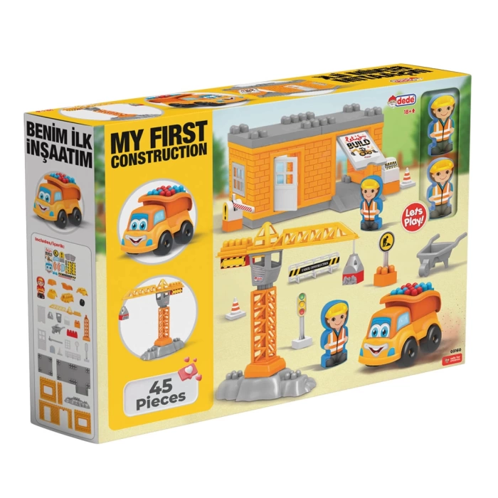 Benim İlk İnşaat Setim - Lego Oyuncağı - Lego Setleri - Bloklar - Lego Seti - İnşat Seti