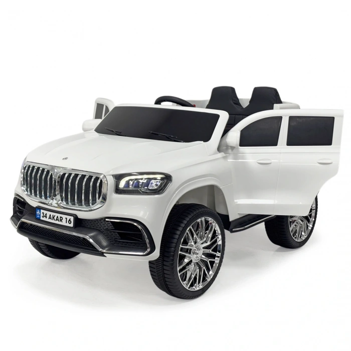 Bold GT Beyaz Uzaktan Kumandalı 4X2 12 Volt Akülü Araba - RC BMW Akülü Araba BMW Akülü Araç