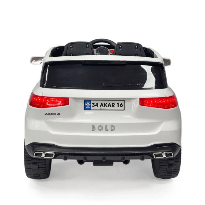 Bold GT Beyaz Uzaktan Kumandalı 4X2 12 Volt Akülü Araba - RC BMW Akülü Araba BMW Akülü Araç