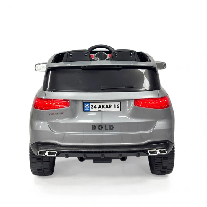 Bold GT Gri Uzaktan Kumandalı 4X2 12 Volt Akülü Araba - RC BMW Akülü Araba BMW Akülü Araç