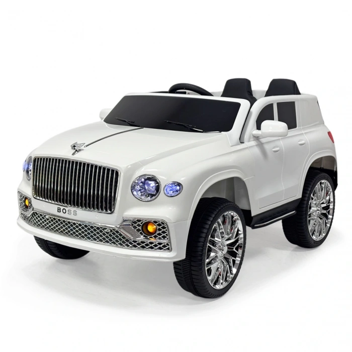 Boss GT Beyaz Uzaktan Kumandalı 4X2 12 Volt Akülü Araba - RC Maybach Akülü Araba