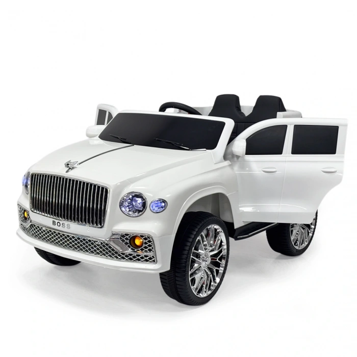 Boss GT Beyaz Uzaktan Kumandalı 4X2 12 Volt Akülü Araba - RC Maybach Akülü Araba