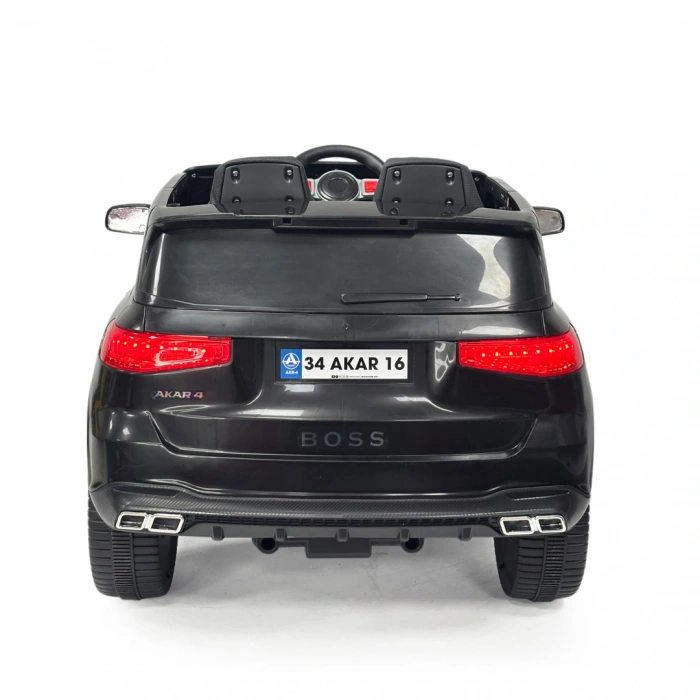 Boss GT Siyah Uzaktan Kumandalı 4X2 12 Volt Akülü Araba - RC Maybach Akülü Araba