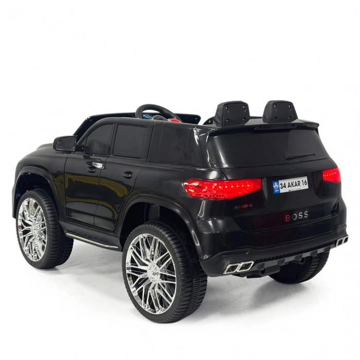 Boss GT Siyah Uzaktan Kumandalı 4X2 12 Volt Akülü Araba - RC Maybach Akülü Araba